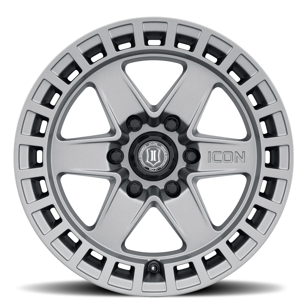 ICON Alloys Raider, Titanium, 17 x 8.5 / 6 x 135, 6mm Offset, 5" BS