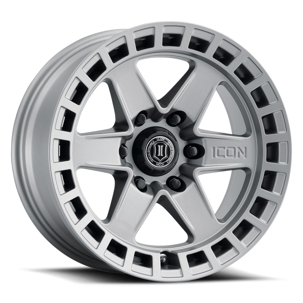 ICON Alloys Raider, Titanium, 17 x 8.5 / 6 x 135, 6mm Offset, 5" BS