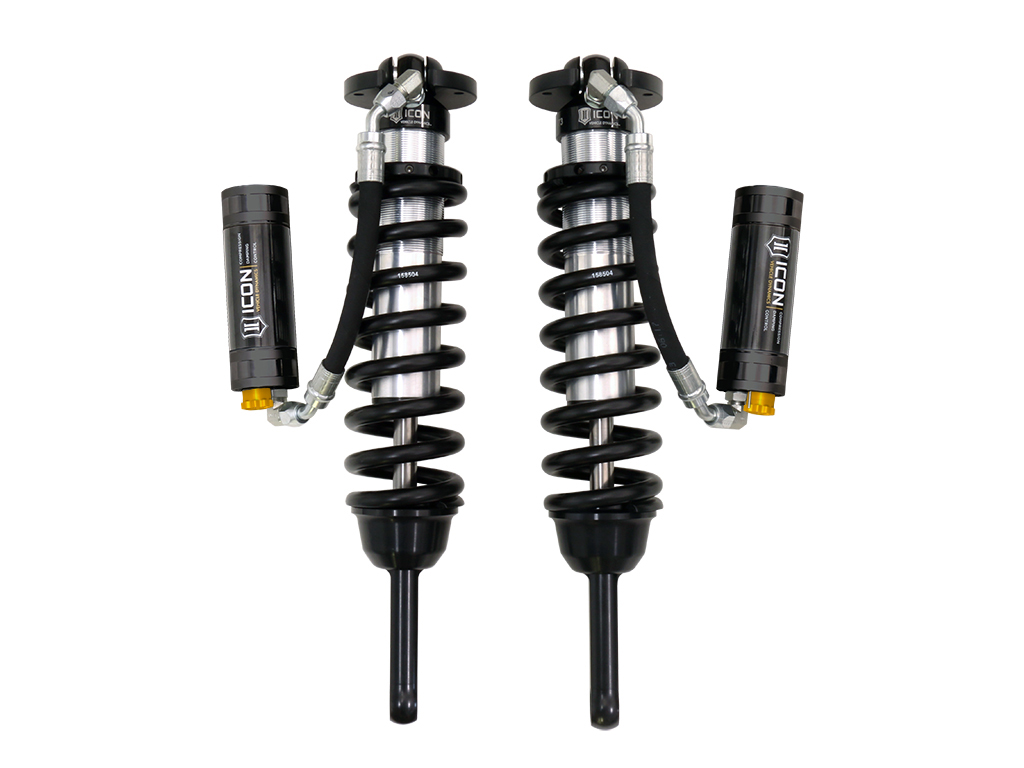 ICON 2005-2023 Toyota Tacoma, 2.5 VS Extended Travel, Remote Reservoir w/ CDCV Coilover Kit, 700 lbs/in Coils