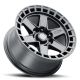 ICON Alloys Raider, Satin Black, 17 x 8.5 / 6 x 5.5, 0mm Offset, 4.75" BS