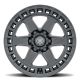 ICON Alloys Raider, Satin Black, 17 x 8.5 / 6 x 5.5, 0mm Offset, 4.75" BS