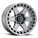 ICON Alloys Raider, Titanium, 17 x 8.5 / 6 x 5.5, 0mm Offset, 4.75" BS