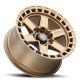 ICON Alloys Raider, Satin Brass, 17 x 8.5 / 6 x 120, 0mm Offset, 4.75" BS