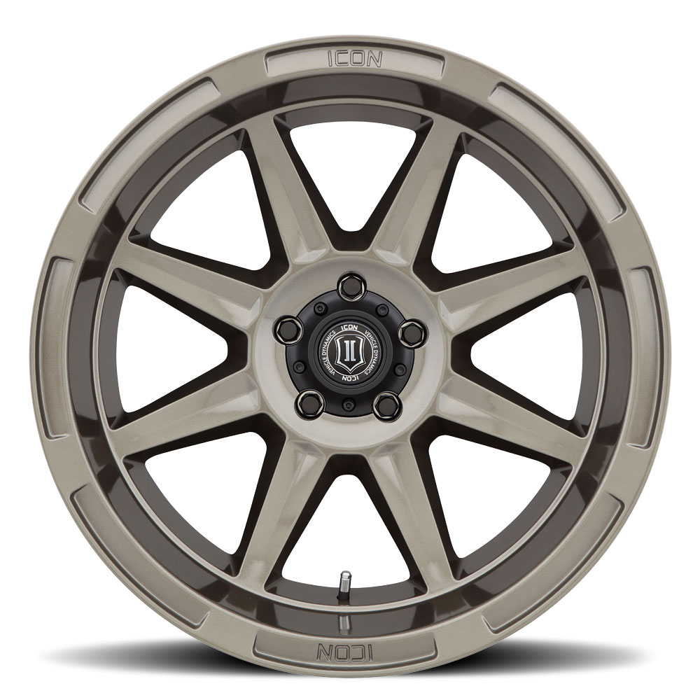 ICON Alloys Bandit, Gloss Bronze, 20 x 10 / 5 x 150, -24mm Offset, 4.5" BS