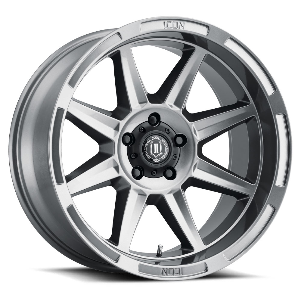 ICON Alloys Bandit, Gun Metal, 20 x 10 / 6 x 150, -24mm Offset, 4.5" BS