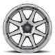 ICON Alloys Bandit, Gun Metal, 20 x 10 / 6 x 150, -24mm Offset, 4.5" BS