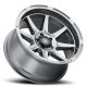 ICON Alloys Bandit, Gun Metal, 20 x 10 / 6 x 150, -24mm Offset, 4.5" BS