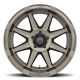 ICON Alloys Bandit, Gloss Bronze, 20 x 10 / 6 x 135, -24mm Offset, 4.5" BS