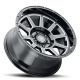 ICON Alloys Recoil, Gloss Black w/Milled Windows, 20x10 / 5x5, -24mm OS, 4.5" BS