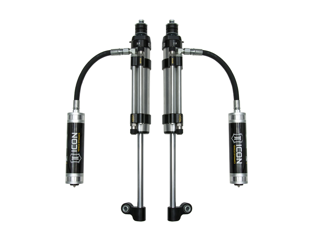 ICON 2005-2023 Toyota Tacoma, Rear, RXT 2.5 Omega Bypass Remote Reservoir Shocks, Pair