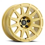 ICON Alloys Ricochet, Gloss Gold, 15 x 7 / 5 x 100, 15mm Offset, 4.6" BS