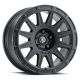 ICON Alloys Ricochet, Satin Black, 15 x 7 / 5 x 100, 15mm Offset, 4.6" BS