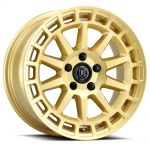 ICON Alloys Journey, Gloss Gold, 17 x 8 / 5 x 108, 38mm Offset, 6" BS