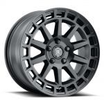 ICON Alloys Journey, Satin Black, 17 x 8 / 5 x 108, 38mm Offset, 6" BS