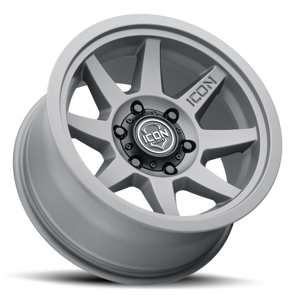 ICON Alloys Rebound SLX, Charcoal, 17 x 8.5 / 6 x 135, 6mm Offset, 5" BS