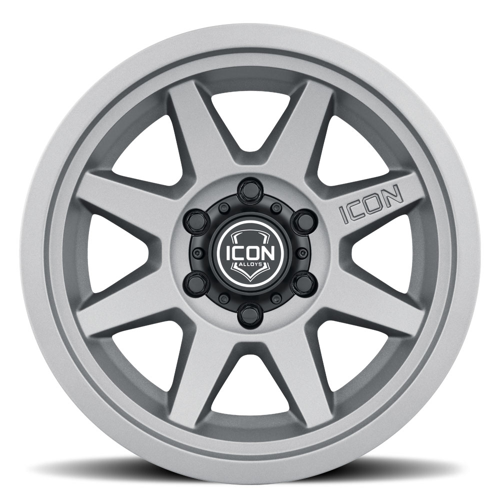 ICON Alloys Rebound SLX, Charcoal, 17 x 8.5 / 6 x 135, 6mm Offset, 5" BS