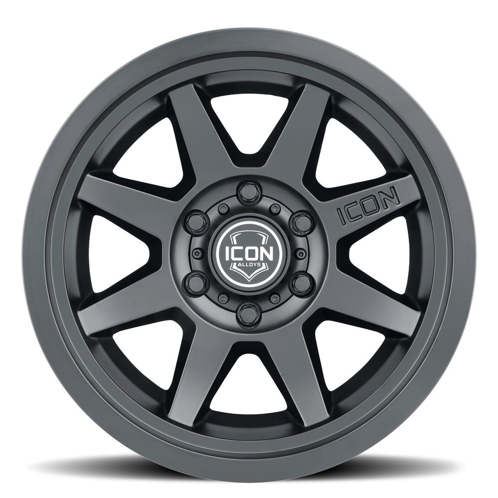 ICON Alloys Rebound SLX, Satin Black, 17 x 8.5 / 6 x 135, 6mm Offset, 5" BS