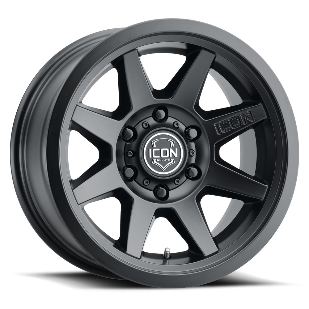 ICON Alloys Rebound SLX, Satin Black, 17 x 8.5 / 6 x 135, 6mm Offset, 5" BS