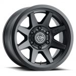 ICON Alloys Rebound SLX, Satin Black, 17 x 8.5 / 6 x 5.5, 25mm Offset, 5.75" BS