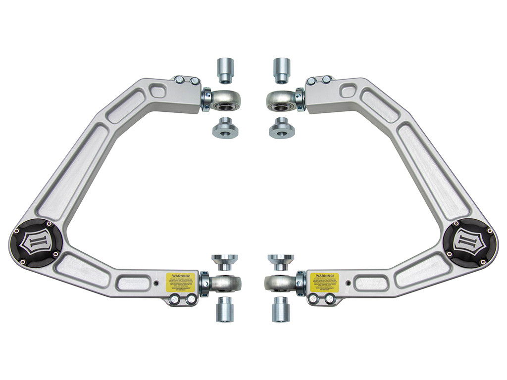 ICON 2019-2024 GM 1500 Pickup/SUV, Billet Upper Control Arm w/ Delta Joint Kit