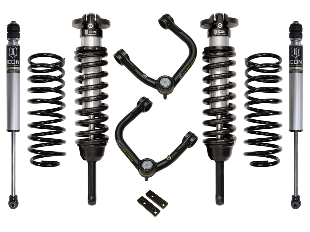 ICON 2010-2024 Toyota 4Runner/2010-2014 Toyota FJ Cruiser, 0-3.5" Lift Stage 2 Suspension System, Tubular UCA