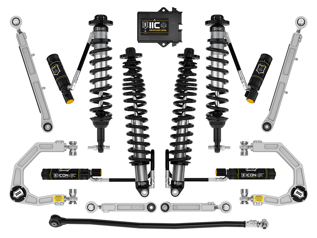 ICON 2021-2023 Bronco Sasquatch, 2-3" Lift, Stage 8 Suspension System, Billet UCA