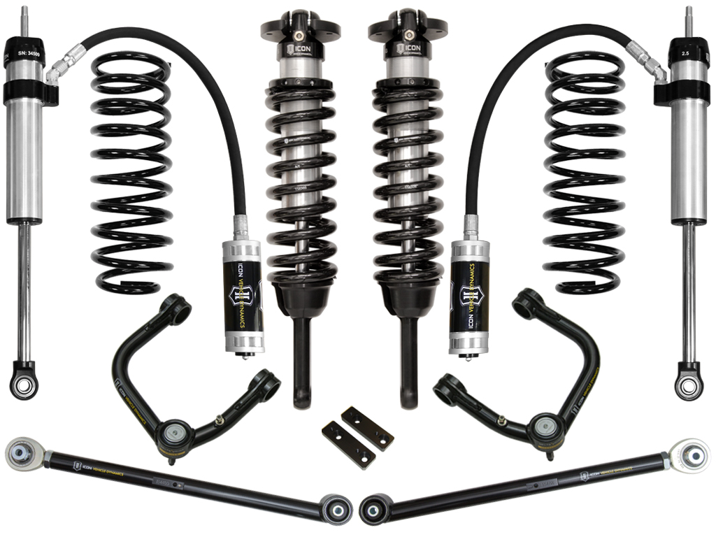 ICON 2010-2024 Toyota 4Runner/2010-2014 Toyota FJ Cruiser, 0-3.5" Lift Stage 4 Suspension System, Tubular UCA