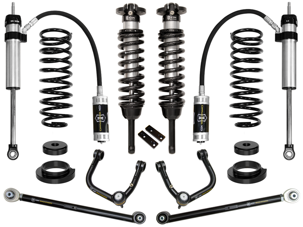 ICON 2003-09 Lexus GX470, 0-3.5" Lift, Stage 4 Suspension System, Tubular UCA