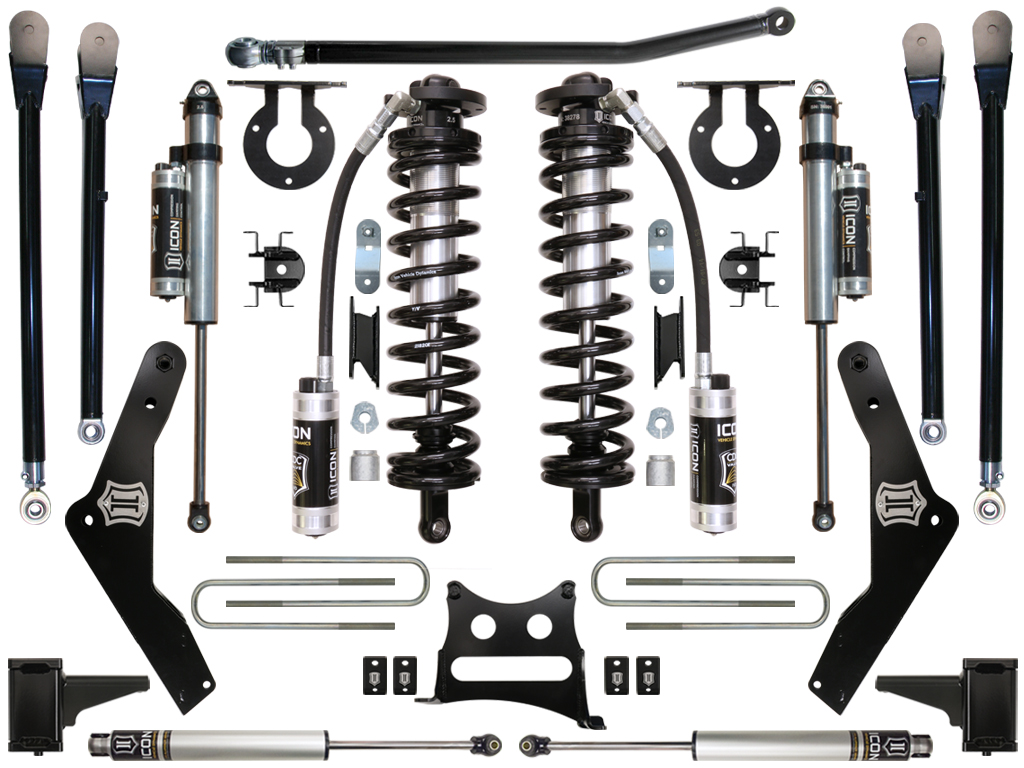 ICON 2011-2016 Ford F250/F350, 4-5.5" Lift, Stage 5 Coilover Conversion System