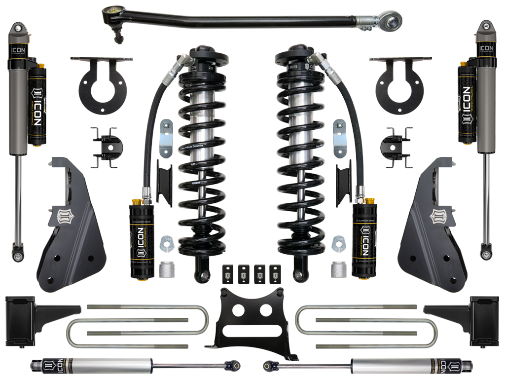 ICON 2017-2022 Ford F250/F350, 4-5.5" Lift, Stage 4 Suspension System