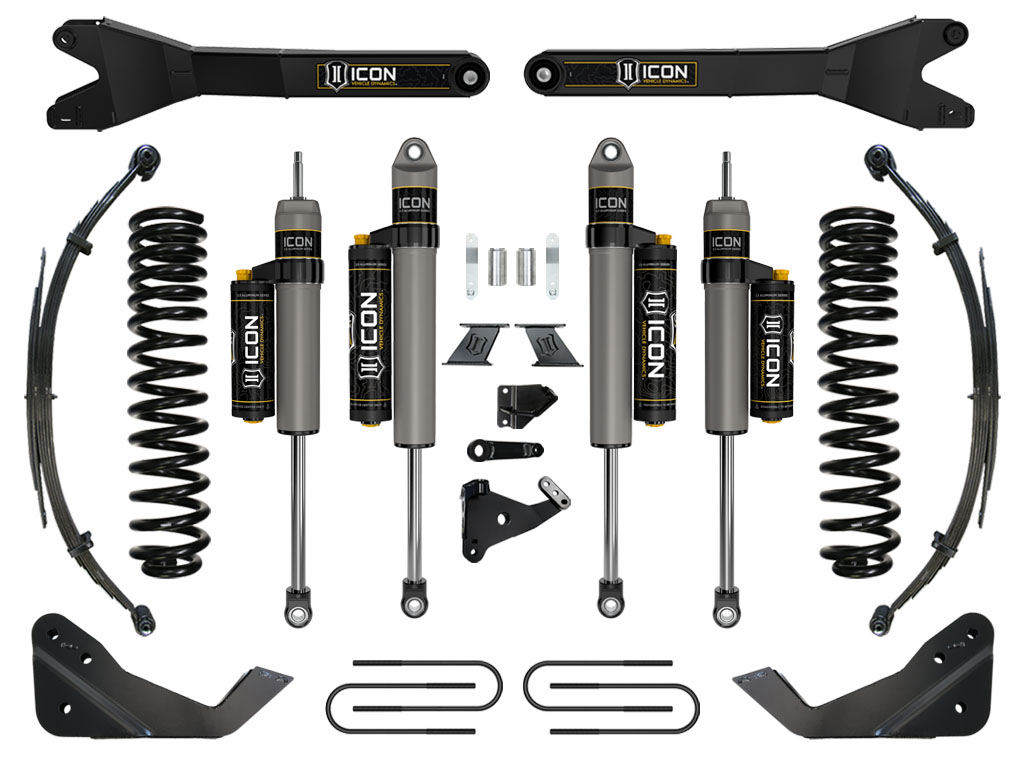 ICON 2005-2007 Ford F250/F350, 7" Lift, Stage 5 Suspension System, w/Radius Arm