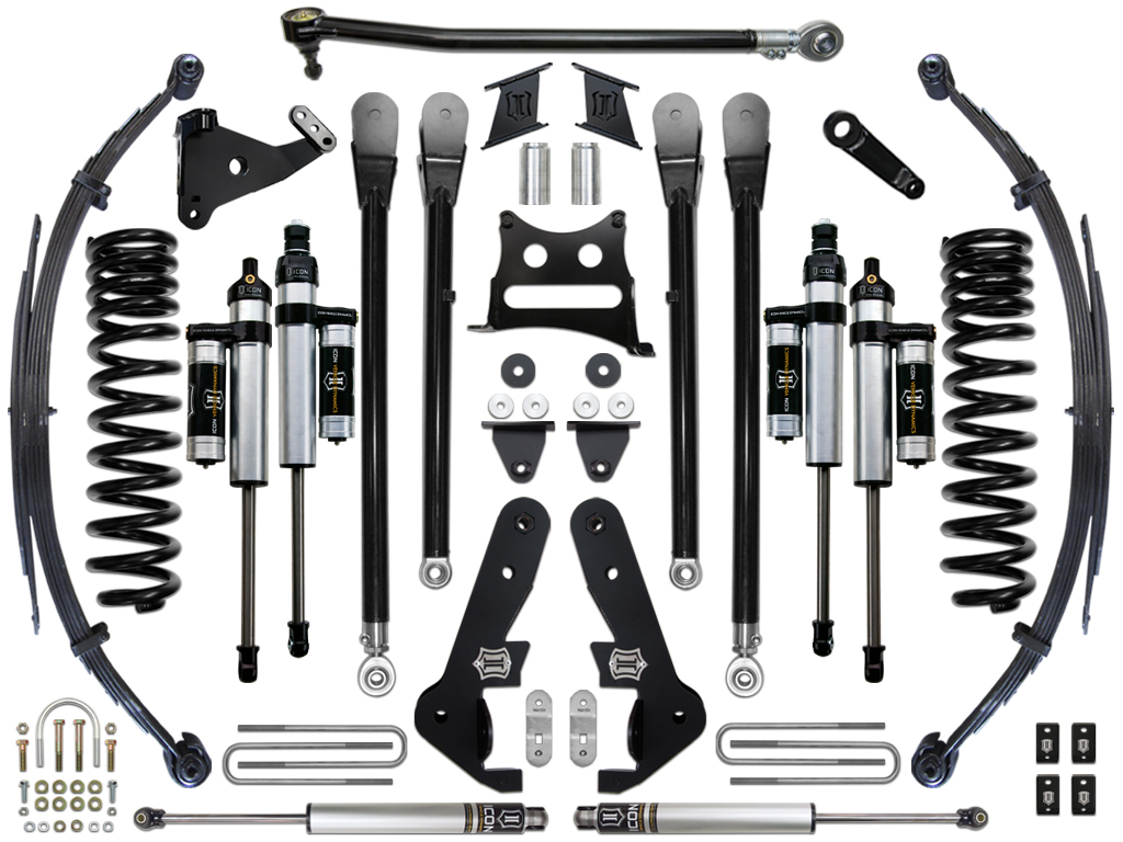 ICON 2017-2022 Ford F250/F350, 7" Lift, Stage 4 Suspension System