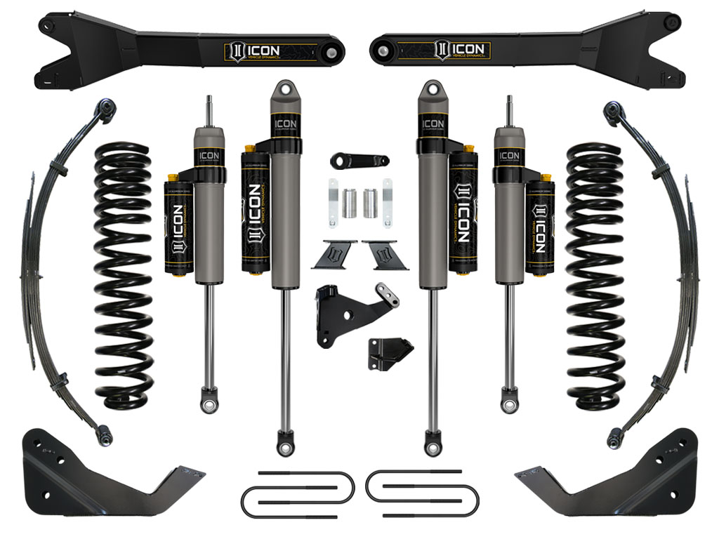 ICON 2008-2010 Ford F250/F350, 7" Lift, Stage 5 Suspension System, w/Radius Arm