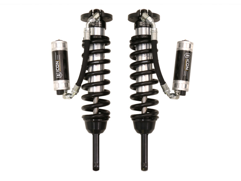 ICON 2010-2024 Toyota 4Runner/2010-2014 FJ Cruiser/2010-2023 Lexus GX460, 0-3.5" Lift, V.S. 2.5 Series Extended Travel Coilover Kit, Remote Reservoir w/ CDCV, 700 lbs/in Coils