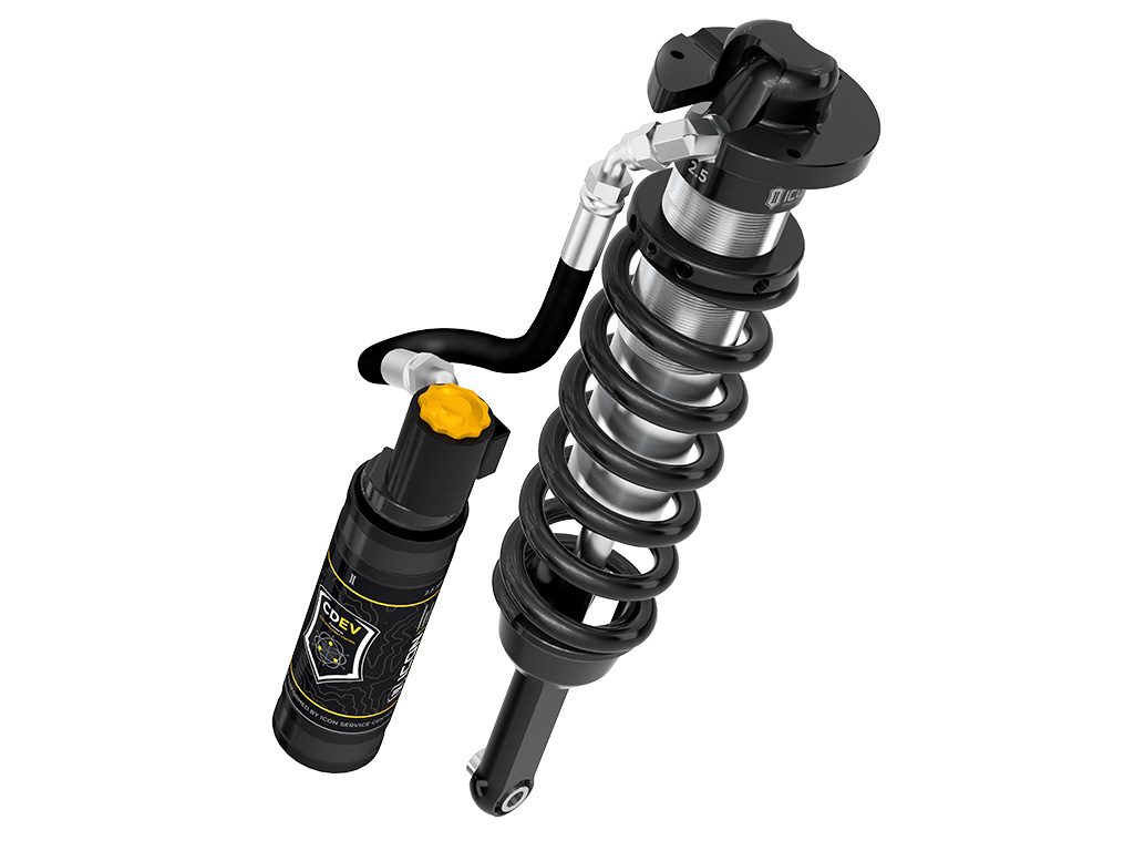 ICON 2010-2024 Toyota 4Runner, 0-3.5" Lift, V.S. 2.5 Series Extended Travel Coilover Kit, Remote Reservoir w/ CDEV