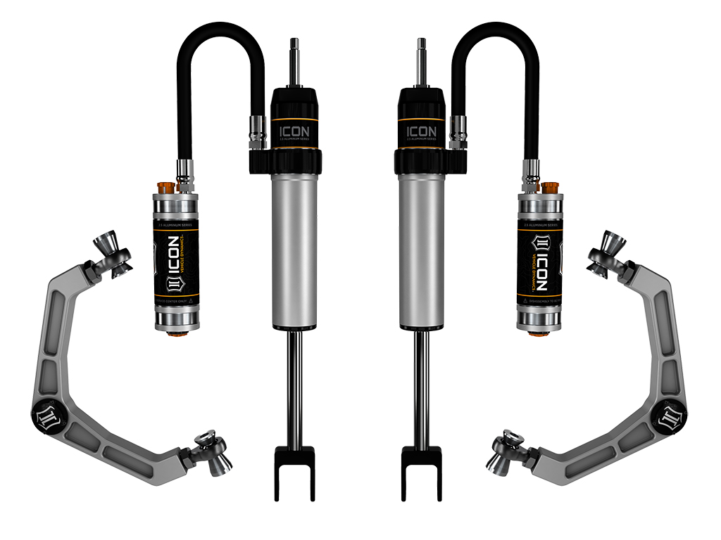 ICON 2020-Up GM 2500/3500 HD, 0-2” Lift, 2.5 VS Shock System/CDCV, Billet UCA