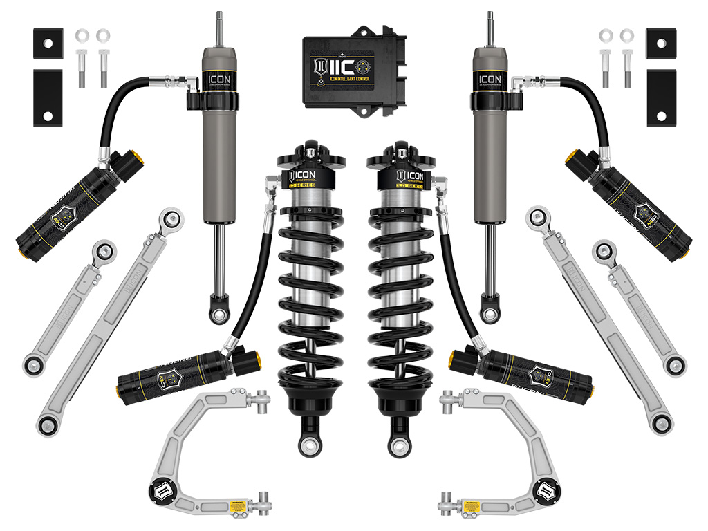 ICON 22-23 Toyota Tundra 1.25-3.25" Lift Stage 4 3.0 Suspension System, Billet