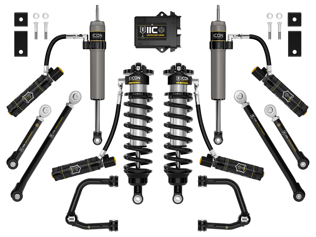 ICON 22-23 Toyota Tundra 2-3.25" Lift Stage 4 3.0 Suspension System, Tubular