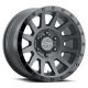 ICON Alloys Compression, Double Black, 17 x 8.5 / 6 x 135, 6mm Offset, 5" BS