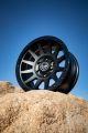 ICON Alloys Compression, Double Black, 17 x 8.5 / 6 x 5.5, 25mm Offset, 5.75" BS