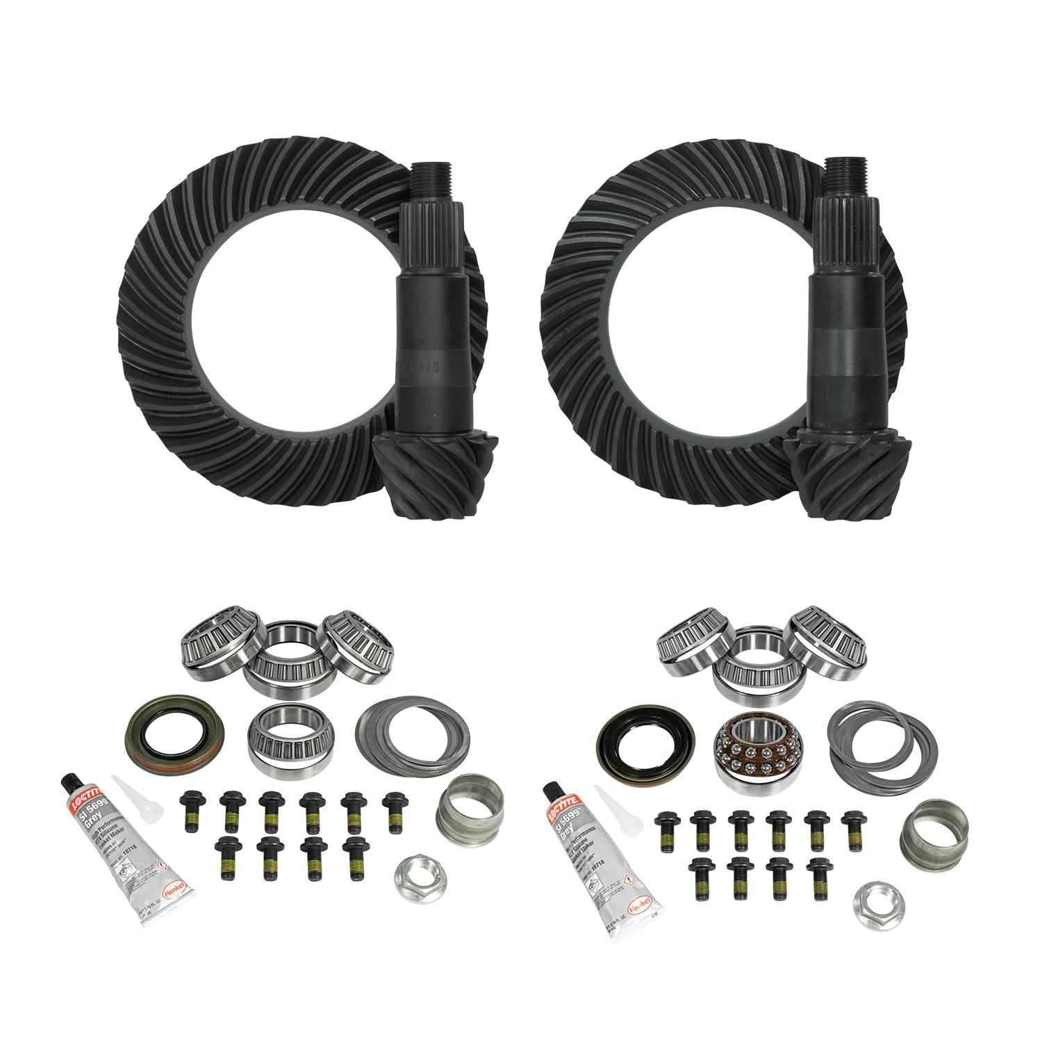 YGK160 Differential Ring and Pinion Kit - Ford Bronco & Ranger - 3.73 Ratio Gear & Install Kit Package