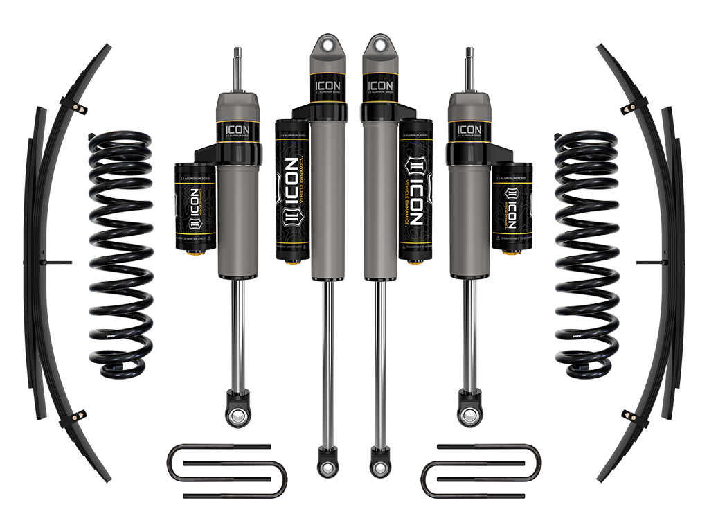 ICON 2020-2023 Ford F-250/F-350 Super Duty 4WD Diesel, 2.5" Lift, Stage 2 Suspension System w/ Expansion Packs