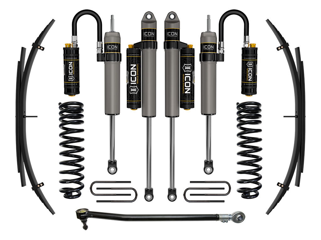 ICON 2017-2019 Ford F-250/F-350 4WD Diesel, 2.5" Lift, Stage 4 Suspension System w/ Expansion Packs