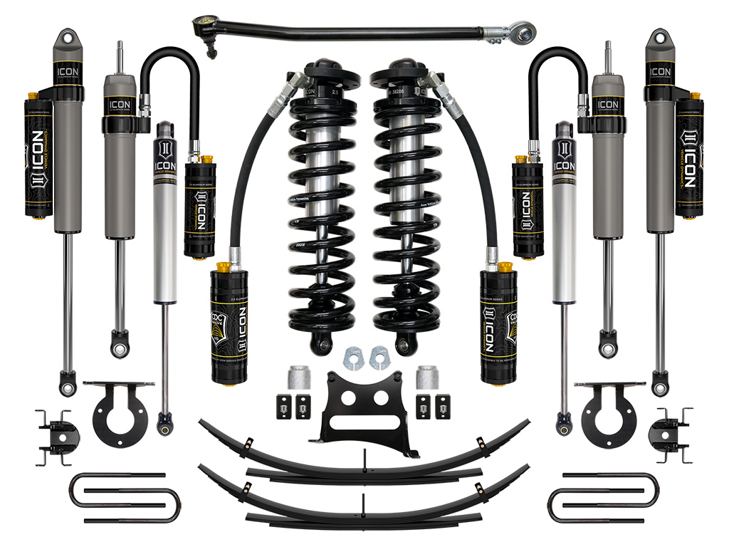 ICON 17-22 Ford F250/F350, 2.5-3" Lift, Stage 5 Coilover System w/ Leaf Springs