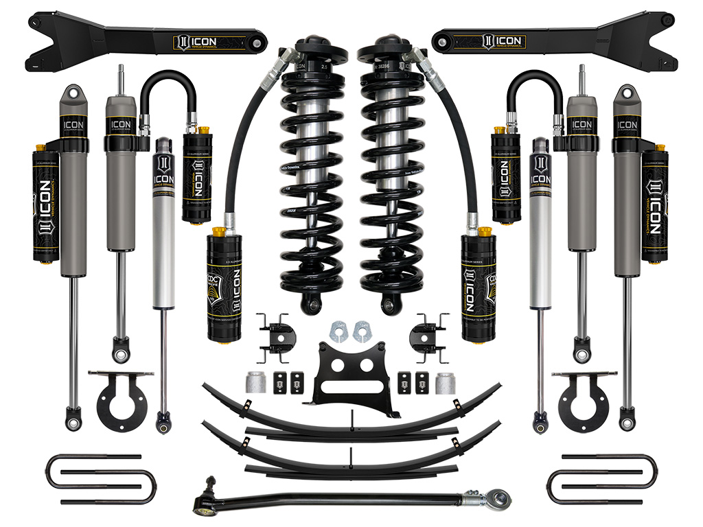 ICON 17-22 Ford F250/F350, 2.5-3" Lift, Stage 6 Coilover System w/ Leaf Springs