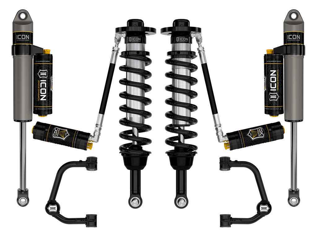 ICON 2021-2023 Ford F-150 4WD, 2.75-3.5" Lift, Stage 4 Suspension System, Tubular UCA