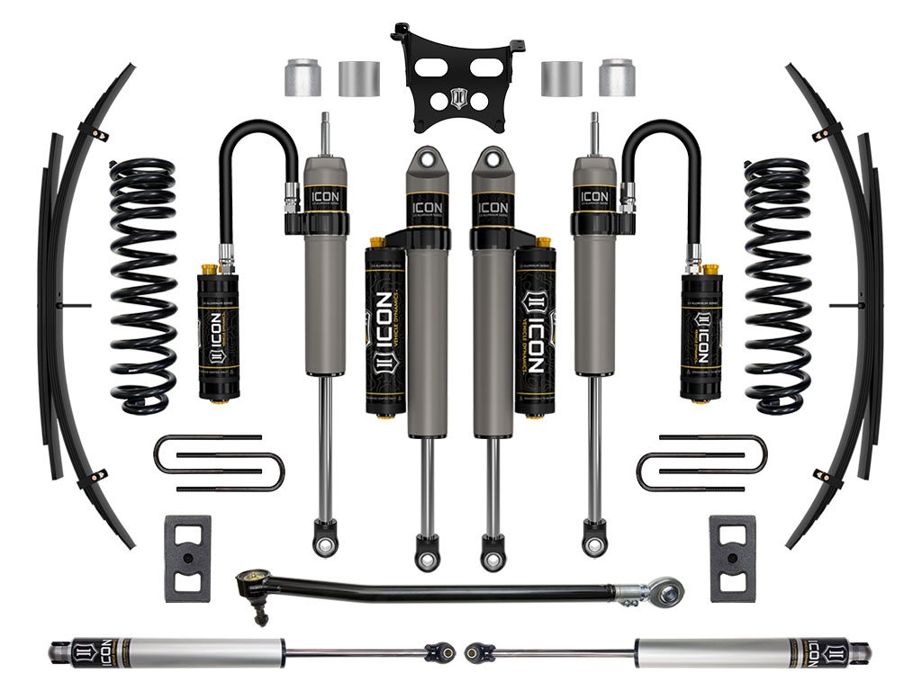 ICON 2023-2024 Ford F-250/F-350 Super Duty 4WD Diesel, 2.5" Lift, Stage 5 Suspension System w/ Expansion Packs