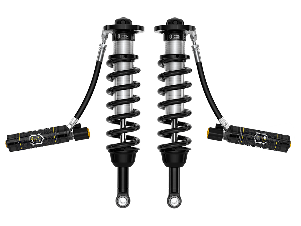 ICON 2022-2023 Toyota Tundra, 5-6" Lift, 2.5 Remote Reservoir with CDEV Front Coilover Kit, Pair