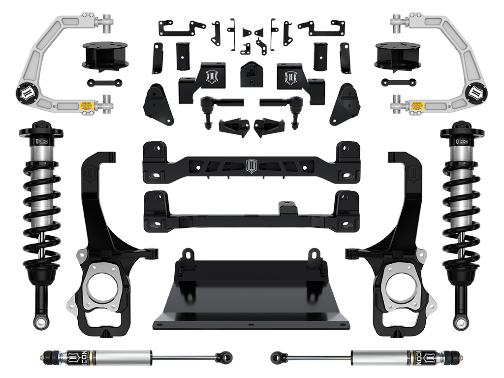 ICON 2022-2023 Toyota Tundra, 6" Lift Stage 2 Suspension System with Billet Upper Control Arms