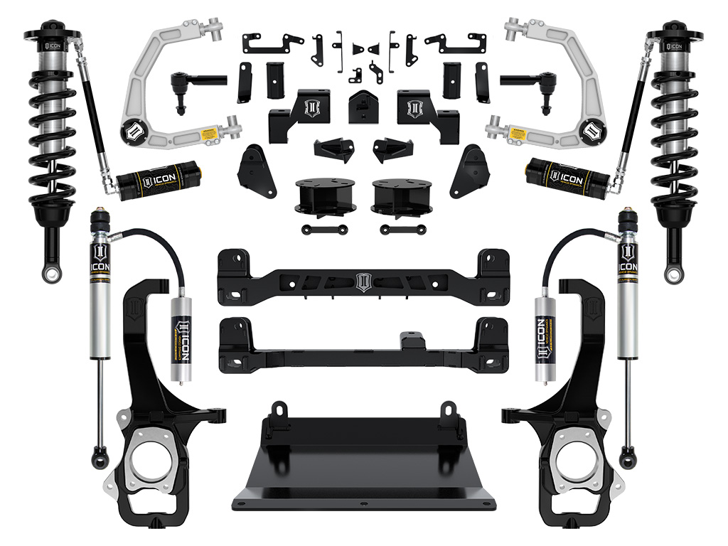 ICON 2022-2023 Toyota Tundra, 6" Lift Stage 3 Suspension System with Billet Upper Control Arms